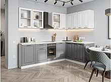 Модульный кухонный гарнитур Ницца blanco, magnum 2140x2550/1600x600
