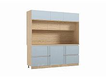 Кухонный гарнитур Карина пластер скай 2268x2200x600