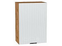 Шкаф верхний с 1-ой дверцей Евро Лайн Белый Дуб Вотан 716*500*318