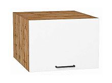 Шкаф верхний горизонтальный глубокий Флэт White In 2S/Дуб Вотан 358*500*574