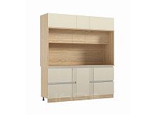 Кухонный гарнитур Карина пластер аворио 2268x2000x600