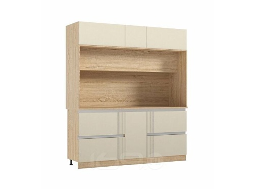 Кухонный гарнитур Карина пластер аворио 2268x2000x600