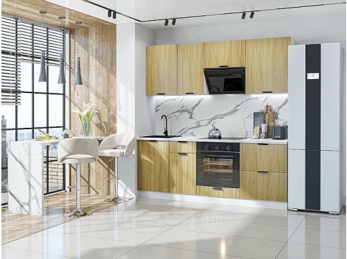 Модульный кухонный гарнитур Евро 2140x2000x600