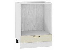 Шкаф нижний под духовку Ницца Дуб крем/Белый 816*600*474