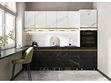 Кухонный гарнитур Милена мрамор 2138x2600x600