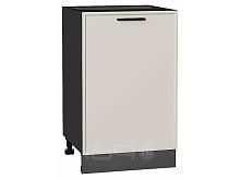 Шкаф нижний с 1-ой дверцей Фрейм Cream Silk Graphite 816*500*484