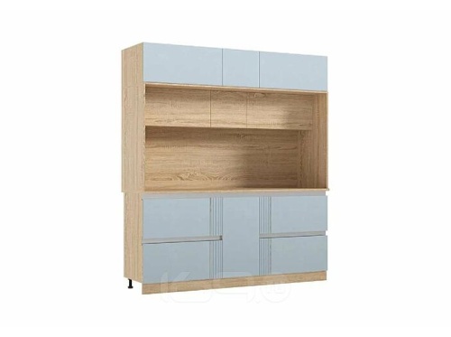 Кухонный гарнитур Карина пластер скай 2268x2000x600