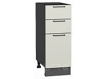 Шкаф нижний с 3-мя ящиками Флэт Cashmere In 2S/Graphite 816*300*478