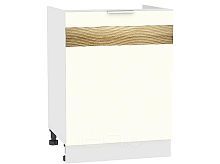 Шкаф нижний под мойку с 1-ой дверцей Терра DR НМ 600 Ваниль Софт-Белый