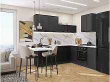 Модульный кухонный гарнитур Фрейм-03 stormy silk 2140x2200x600