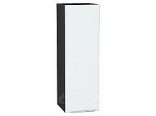 Шкаф верхний с 1-ой дверцей Фьюжн Silky White Graphite 920*300*320