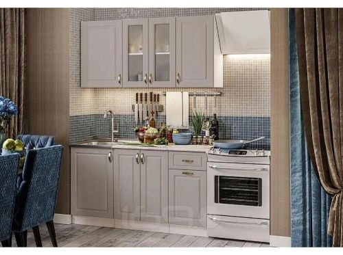 Кухонный гарнитур Констанция мускат 2140x1700x600