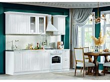 Кухонный гарнитур Милано белая текстурная 2140x2000x600