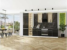 Модульный кухонный гарнитур Фьюжн-08 anthracite 2340x3400x600