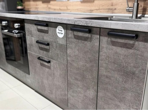 Модульный кухонный гарнитур Флэт temple stone 2s 2330x2300x600 фото 5