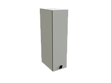 Шкаф ВБ200М бутылочница Глетчер БЕЛ/ГНР Ф101