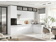 Кухонный гарнитур Оливия белый снег софт 2500x3000x600