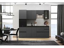 Кухонный гарнитур Техно-6 графит 2224x2400x600