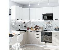 Модульный кухонный гарнитур Евро белый 2140x1400/2290x600