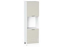Шкаф пенал с 2-мя дверцами под технику Флэт Cashmere In 2S/Белый 2132*600*574
