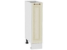 Шкаф нижний бутылочница Ницца НБ 200М Дуб крем-Белый