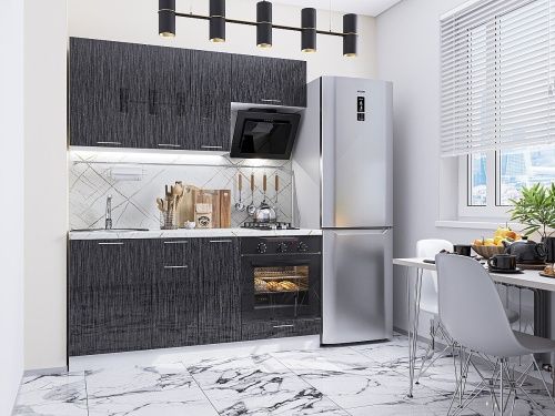 Валерия-М-06 Черный металлик дождь фото 2