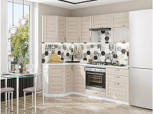 Модульный кухонный гарнитур Лофт-03 cappuccino veralinga 2140x2200x600