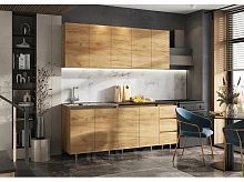 Кухонный гарнитур Челси дуб крафт 2140x2000x600