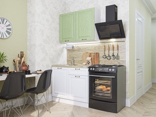 Ницца-05 Дуб оливковый/Белый фото 2