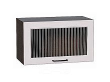 Шкаф верхний горизонтальный остекленный Барселона Кашемир Graphite 358*600*324