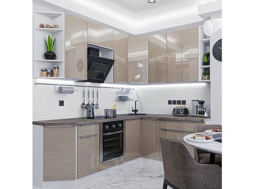 Модульный кухонный гарнитур Фьюжн-04 gallant 2340x2200/1800x600