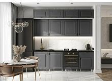 Кухонный гарнитур Престиж графит софт new 2500x2400x600