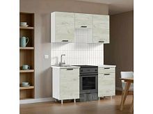 Кухонный гарнитур Рио дуб крафт белый 2140x1500x600