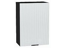 Шкаф верхний с 1-ой дверцей Евро Лайн Белый / Graphite 716*500*318