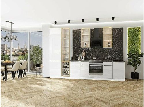 Модульный кухонный гарнитур Фьюжн-08 angel 2340x3400x600