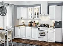 Кухонный гарнитур Престиж браш вайт 2140x2000x600