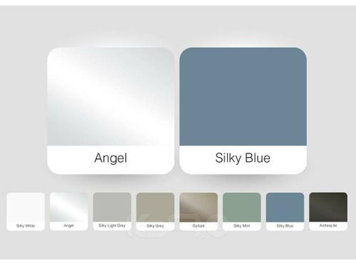 Модульный кухонный гарнитур Фьюжн-07 angel, silky blue 2140x2700x600 фото 5