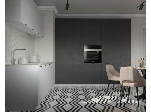 Модульный кухонный гарнитур Евро антрацит 2336x2404/2600x600 фото 3