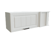 Шкаф ШВУГ1000 с 1-ой дверью Прага БЕЛ/БЕЛДЕР Ф38