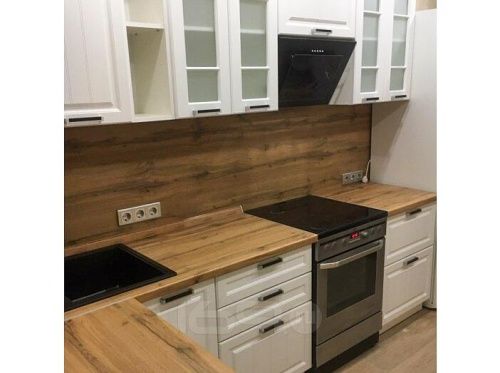 Модульный кухонный гарнитур Прага-02 белое дерево 2140x2800x600 фото 13