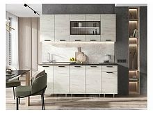 Кухонный гарнитур Рио дуб крафт белый 2140x1800x600