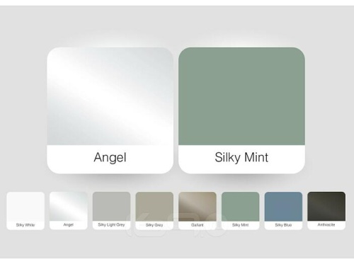 Модульный кухонный гарнитур Фьюжн-07 angel, silky mint 2140x2700x600 фото 6