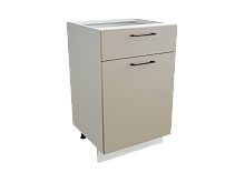 Шкаф Н501 с 1-ой дверью и ящиком Сиэль Инь БЕЛ/АТЛ/СЕР Ф31