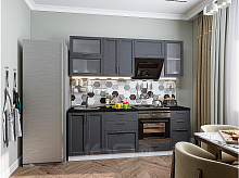 Модульный кухонный гарнитур Сканди-02 graphite softwood 2140x2200x600
