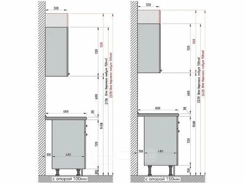Модульный кухонный гарнитур Фьюжн-08 stormy silk 2340x3400x600 фото 3