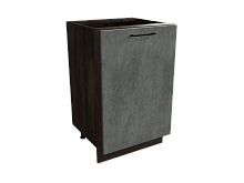 Шкаф Н500 с 1-ой дверью Хелмер ДБК/БЕТОН Ф30