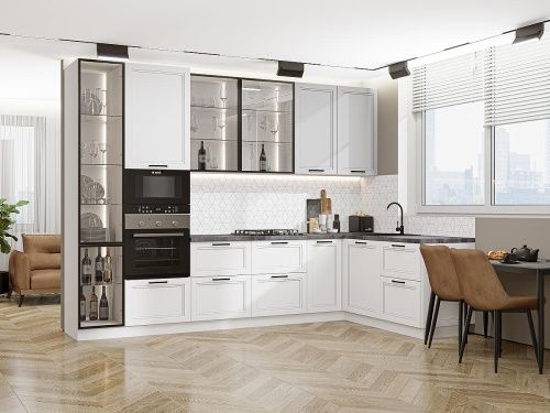 Нео-04 Grey Silk/White Silk