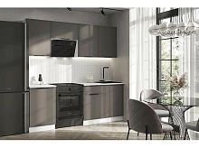 Кухонный гарнитур Николь холст вулканический 2150x2100x600