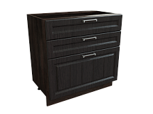 Шкаф Н803 с 3-мя ящиками Прага ДБК/ВЕН Ф53