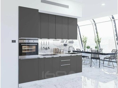 Модульный кухонный гарнитур Фьюжн-03 stormy silk 2340x2600x600